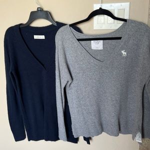 2 Abercrombie sweaters both size M one with tag